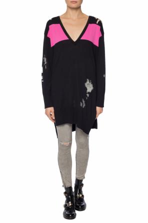Sweater with sheer inserts, zdjęcie 2 Sweater with sheer inserts od Diesel